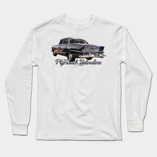 1955 Plymouth Belvedere Sedan Long Sleeve T-Shirt